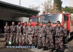 الدفاع المدني يشرف على إتلاف العاب نارية في طولكرم