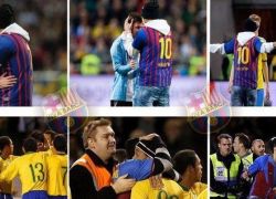 شاهد الفيديو : المشجع الذي قبل راس ميسي فعلها مع لاعب آخر عام 2006