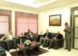 مدير وكالة التعاون الدولي التركية يزور جامعة فلسطين التقنية خضوري