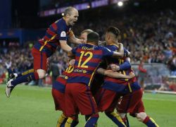 برشلونة يتوج بطلاً لكأس ملك إسبانيا