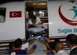 طائرة تركية تتوجه إلى إسرائيل لإحضار 21 جريحاً من غزة
