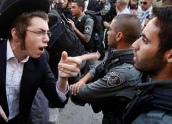 مواجهات عنيفة بين الشرطة الاسرائيلية والحريديم بالقدس