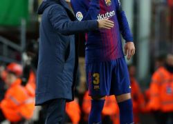 بيكيه ينقذ برشلونة من الهزيمة الأولى ويقوده إلى التعادل أمام اسبانيول