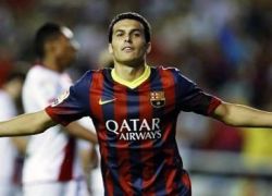 برشلونه يضرب فاليكانو بالاربعه وهاتريك لبيدرو - شاهد الاهداف