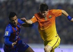 شاهد الأهداف : برشلونة يلقن ليفانتي درساً قاسياً برباعية في كأس الملك