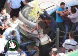 اصابات واعتداء على الصحفيين في مسيرة منددة بقمع الشرطة الفلسطينية للمتظاهرين في رام الله