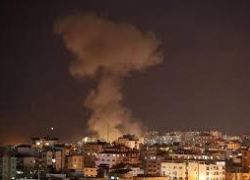 قصف إسرائيلي يستهدف موقعاً شمال قطاع غزة