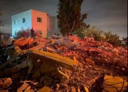 قوات الاحتلال تهدم منزلاً في قرية شقبا غرب رام الله