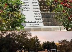 قوات الاحتلال تهدم صرح الشهداء في جامعة بيرزيت