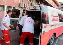 إصابتان بنيران مسيرة للاحتلال بمخيم جباليا شمال قطاع غزة