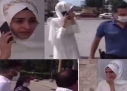 فيديو : عروس تستعين بالشرطة لإنقاذها من محاولة أهلها إجبارها على الزواج