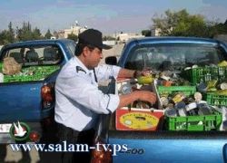 طولكرم - إتلاف طن من المواد الغذائية الغير صالحة وإحالة 7 تجار للنيابة