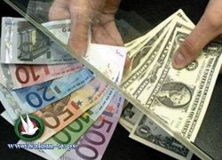 العملات: دولار 3.96- يورو 5.06- د اردني 5.60- ج مصري 0.65 شيقل