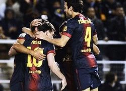 شاهد الاهداف : برشلونة يجتاز فاليكانو بهدوء ويشدد قبضته على الصدارة