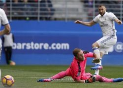 ريال مدريد يتغلب على ايبار برباعية