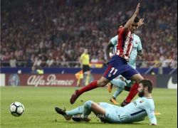 قطار برشلونة يتعثر في محطة أتلتيكو مدريد