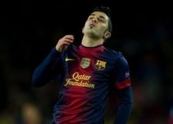 مهاجم برشلونة دافيد فيا ينقل إلى المستشفى