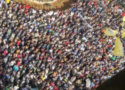 مسيرة حاشدة تطالب باسترداد جثامين شهداء الخليل