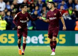 برشلونة يستعد لتشيلسي بثنائية في شباك مالاجا