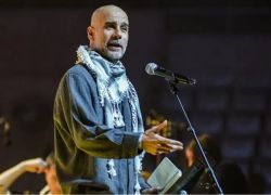 غوارديولا يجدد تضامنه مع فلسطين: لا تصمتوا أمام معاناة الأطفال في غزة