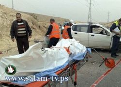 حادث سير مروع يختطف أرواح ثلاثة مواطنين من القطاع