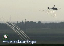 الطيران الاسرائيلي يقصف موقعين لكتائب القسام بغزة