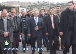 وزير الحكم المحلي يزور بلدية الكفريات ويتفقد عدد من المواقع الإقتصادية