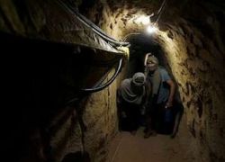 استشهاد قسامي واصابة اخرين بانهيار نفق في غزة