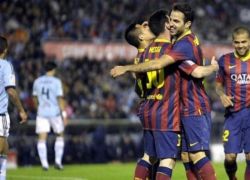 شاهد الأهداف : برشلونة يتغلب على سيلتا فيغو بثلاثية بيضاء