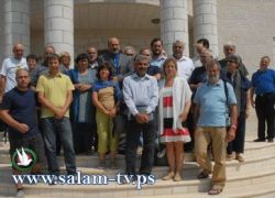 محافظ طولكرم يلتقي وفدا تضامنيا أوروبيا من المختصين بشؤون البيئة