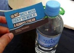 استراليا تضع حديث نبوي على زجاجات المياه لترشيد الاستهلاك !