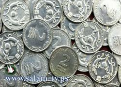 العملات: دولار 3.64- يورو 5.02 - د.اردني 5.14- ج.مصري 0.61 شيقل