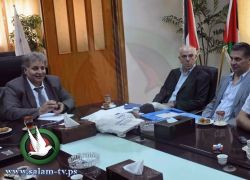 رئيس بلدية طولكرم يلتقي وفدا استشاريا ايطاليا متخصصا في نظم المعلومات