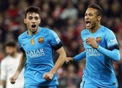كأس ملك إسبانيا : برشلونة يهزم بلباو بثنائية ويضع قدماً في نصف النهائي
