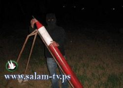 سقوط قذيفة صاروخية على النقب الغربي
