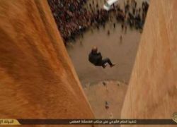 بالصور: أحدث طرق داعش في العقاب.. الرمي عن السطوح