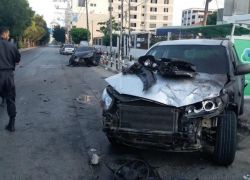 10 إصابات في حادث سير بغزة