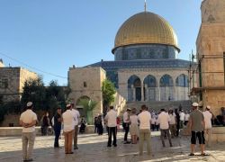 مستوطنون يقتحمون باحات المسجد الأقصى