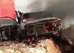 قوات الاحتلال والمستوطنون يهاجمون المزارعين في ترمسيعا ويسرقون ثمار الزيتون في المغير
