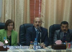 التوقيع في بلدية طولكرم على إقامة قصر الثقافة بحضور وزير الثقافة ومحافظ طولكرم