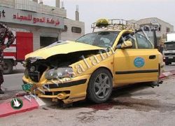 اصابة خمسة مواطنين في حادث سير بطولكرم