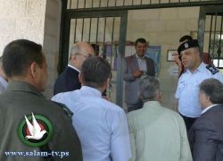 زيارة تفقدية لقاعات امتحان الثانوية العامة في محافظة طولكرم