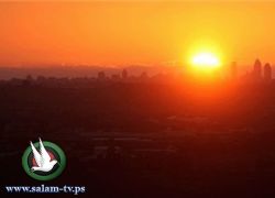 حالة الطقس: جو حار نسبيا والحرارة اعلى من معدلها العام