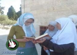 سائحة فرنسية تعلن إسلامها في المسجد الاقصى