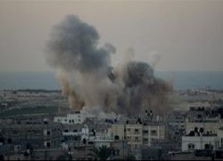 فجراً- غارة إسرائيلية تستهدف موقعا شمال غزة