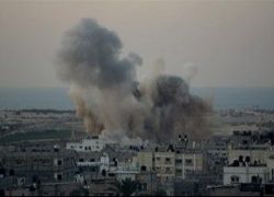 فجراً- غارة إسرائيلية تستهدف موقعا شمال غزة