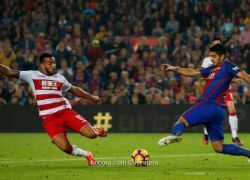 برشلونة يحقق انتصارا صعبا على غرناطة بهدف رافينيا