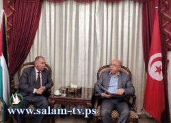 رئيس جامعة فلسطين التقنية - خضوري يلتقي السفير التونسي