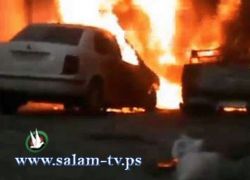 احتراق مسجد وعشر مركبات في قرية مصمص بوادي عارة
