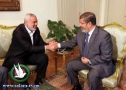 هنية بعد لقاء مرسي: فتح معبر رفح 12 ساعة وحل الكهرباء على 3 مراحل